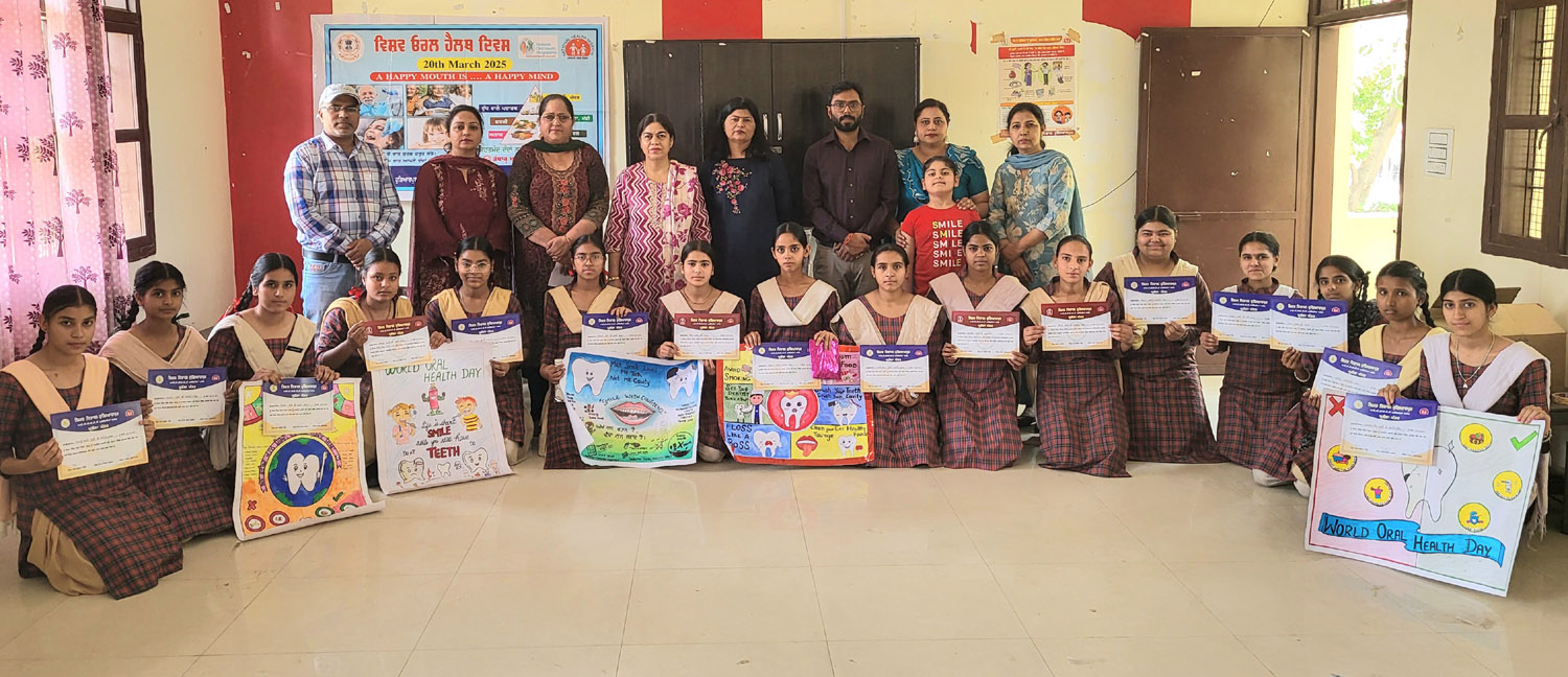 Health Department organizes an awareness program dedicated to World Oral Health Day